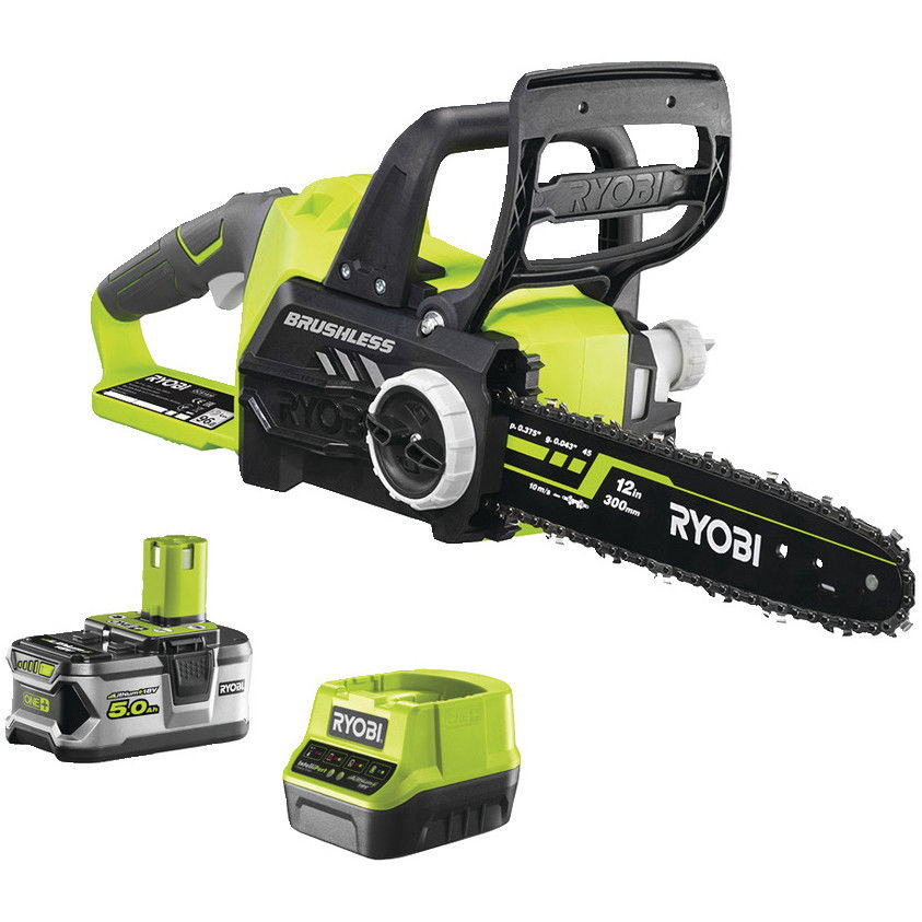 Ryobi RCS18X3050F akkus láncfűrész (1 x 5.0 Ah Li-ion akkuval) termék fő termékképe