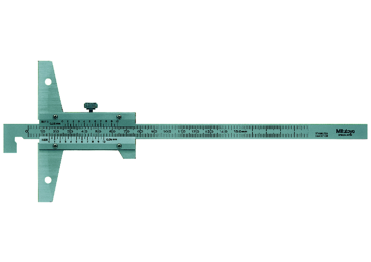Mitutoyo Nóniuszos mélységmérő horgas véggel, 0-150 mm, 0.05 mm (527-401) termék fő termékképe
