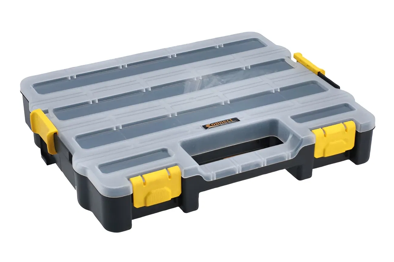 Connect CON-30276 variálható szortimenter tárolódoboz, 389 x 310 x 67 mm, 18 rekesz termék fő termékképe