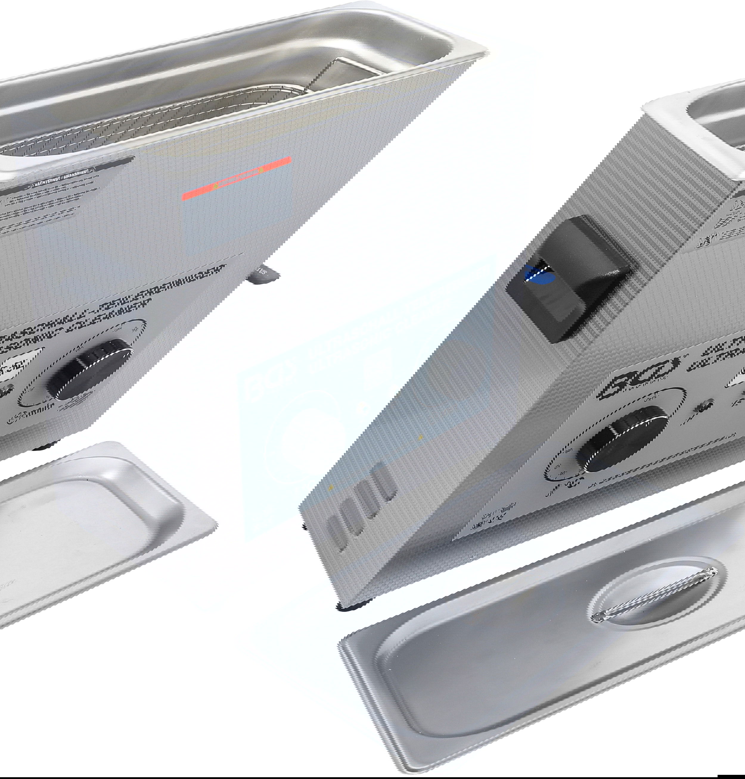 BGS Technic 9-6880 ultrahangos tisztító berendezés, 180 W + fűtés 300 W, 6.5 literes termék fő termékképe