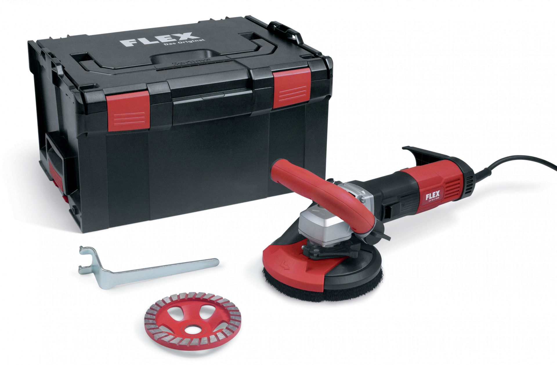Flex LD 16-8 125 R Kit kompakt betoncsiszoló Turbo-Jet csiszoló tányérral termék fő termékképe