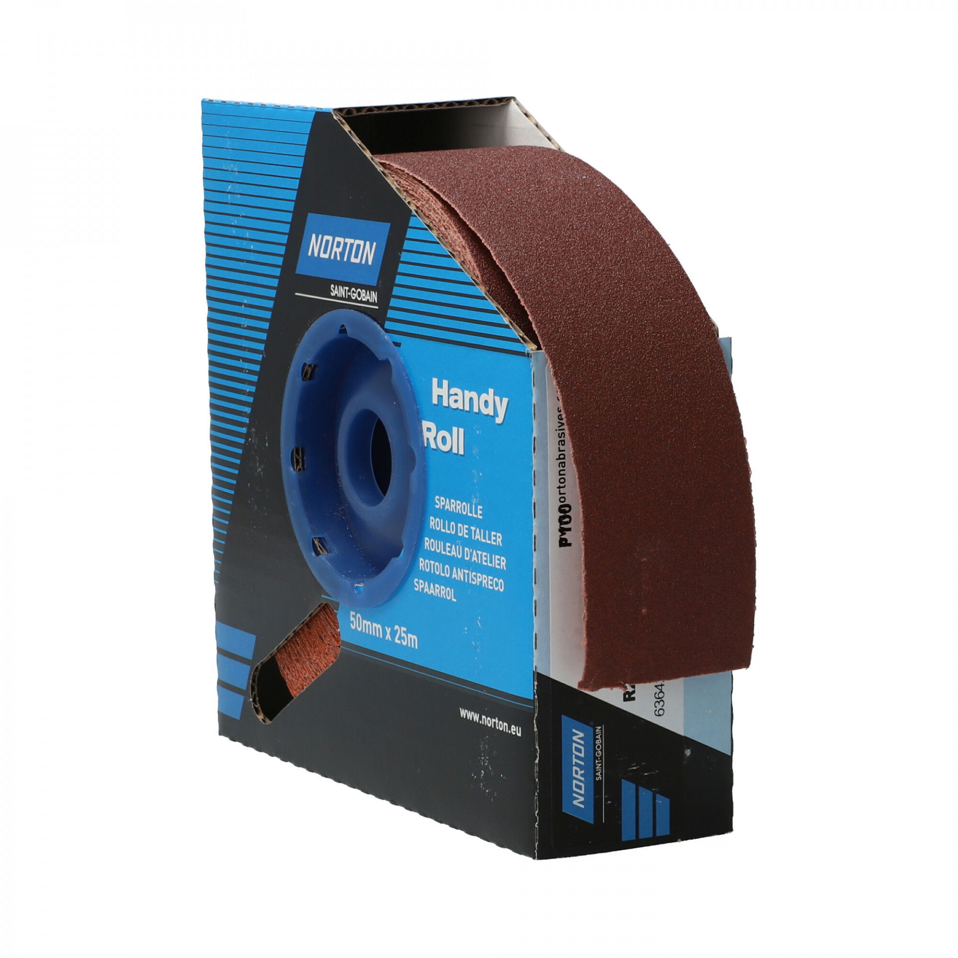 Norton R222 csiszolóvászon műhelytekercs 50mmx25m P100 termék fő termékképe