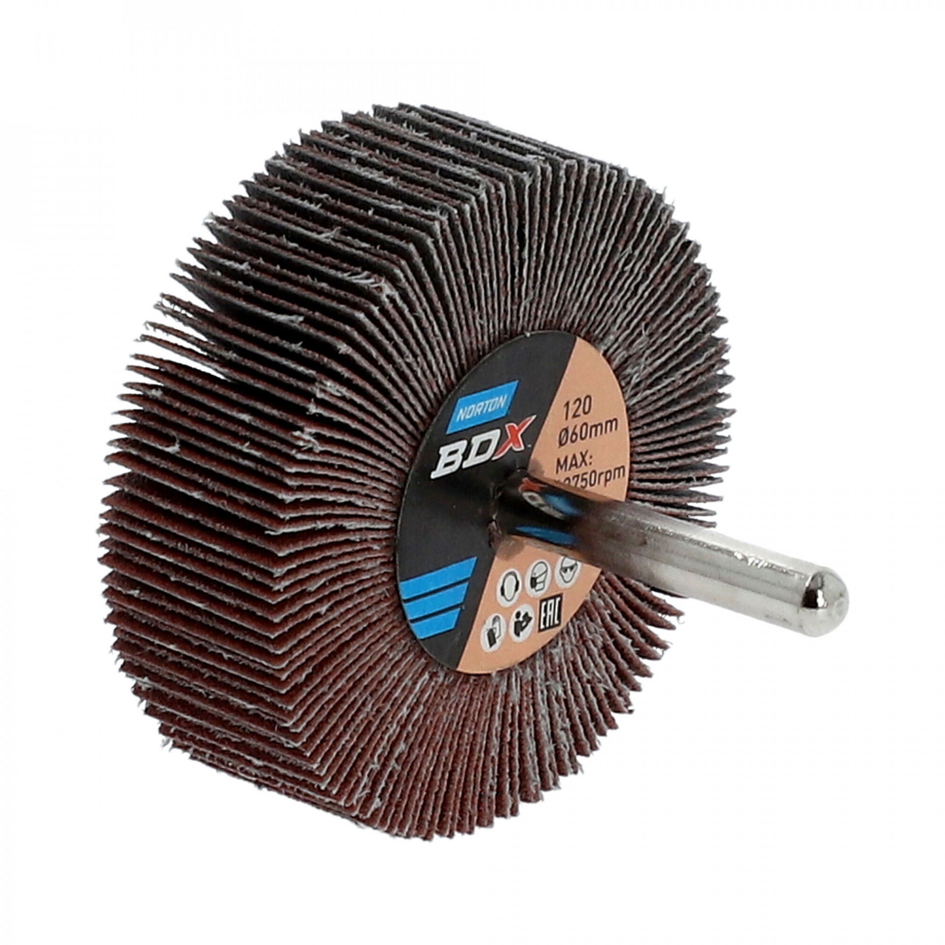 Norton Metal R207Plus csapos lamellás csiszolókorong Ø60x20x6mm P120, 10 db/csomag termék fő termékképe