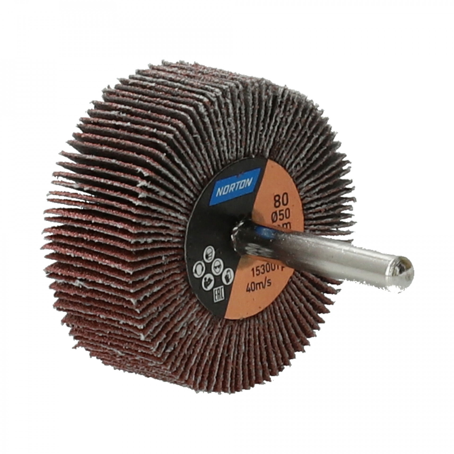 Norton Metal R207Plus csapos lamellás csiszolókorong Ø50x20x6mm P80, 10 db/csomag termék fő termékképe