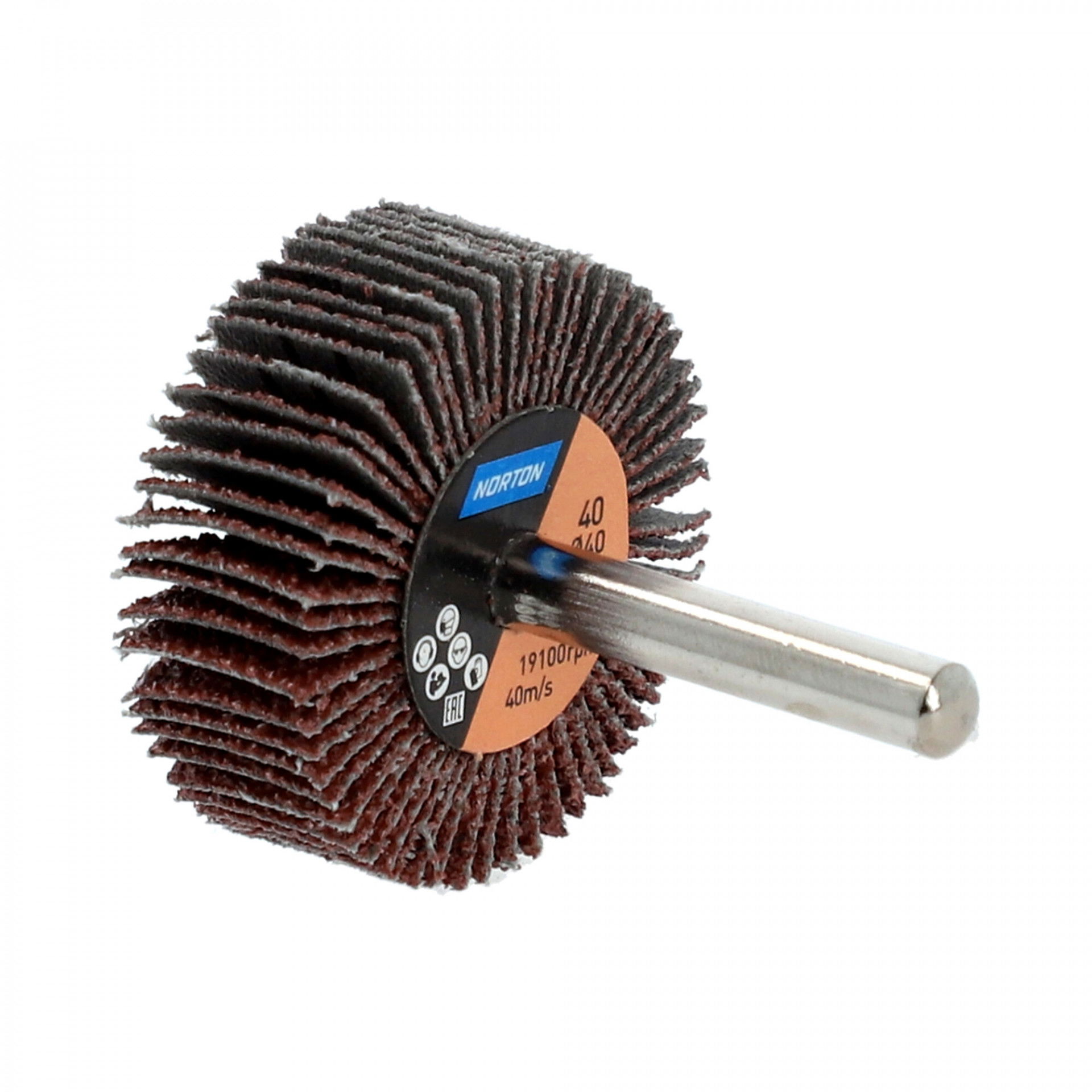 Norton Metal R207Plus csapos lamellás csiszolókorong Ø40x15x6mm P40, 10 db/csomag termék fő termékképe