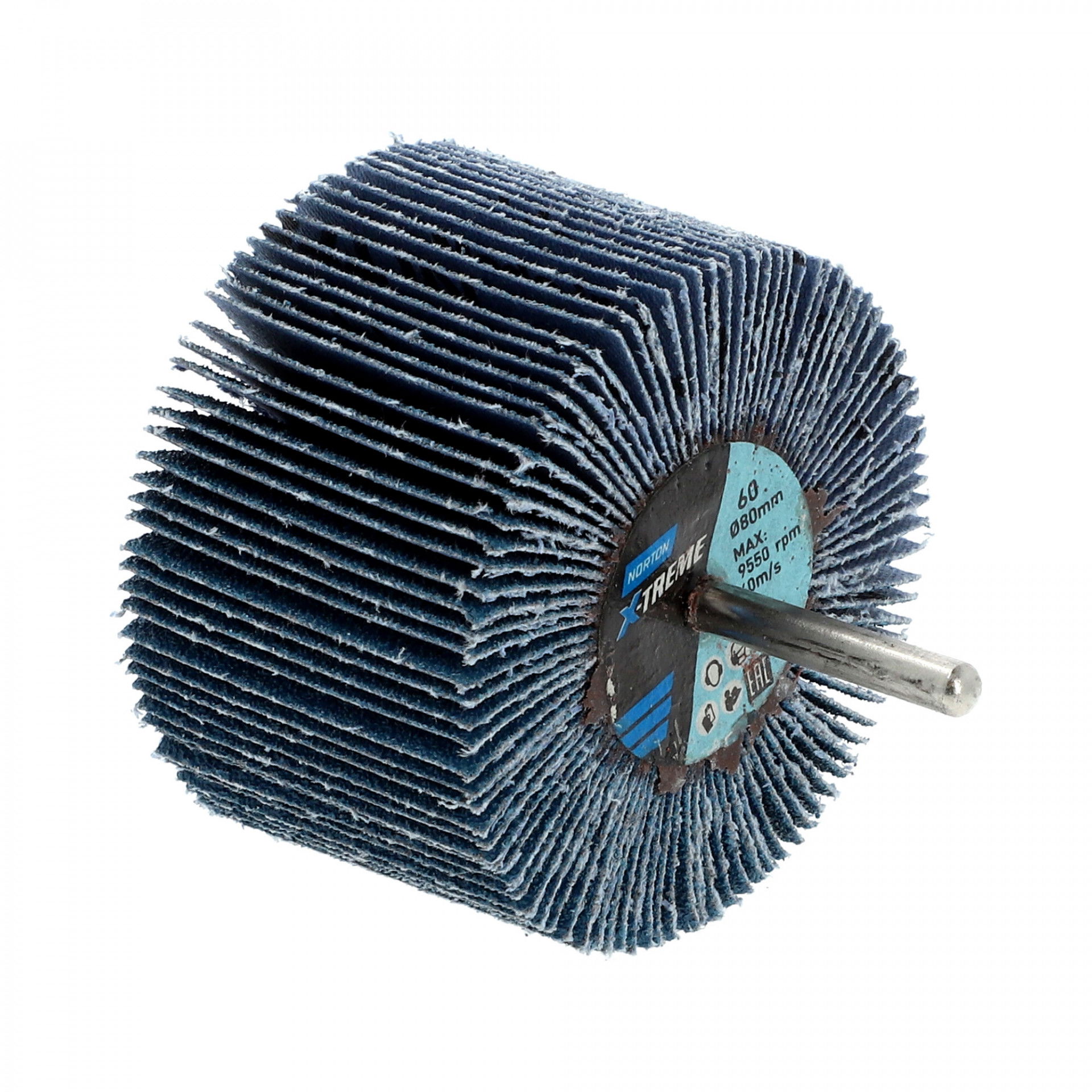 Norton X-Treme R822 csapos lamellás csiszolókorong Ø80x50x6mm P60, 10 db/csomag termék fő termékképe