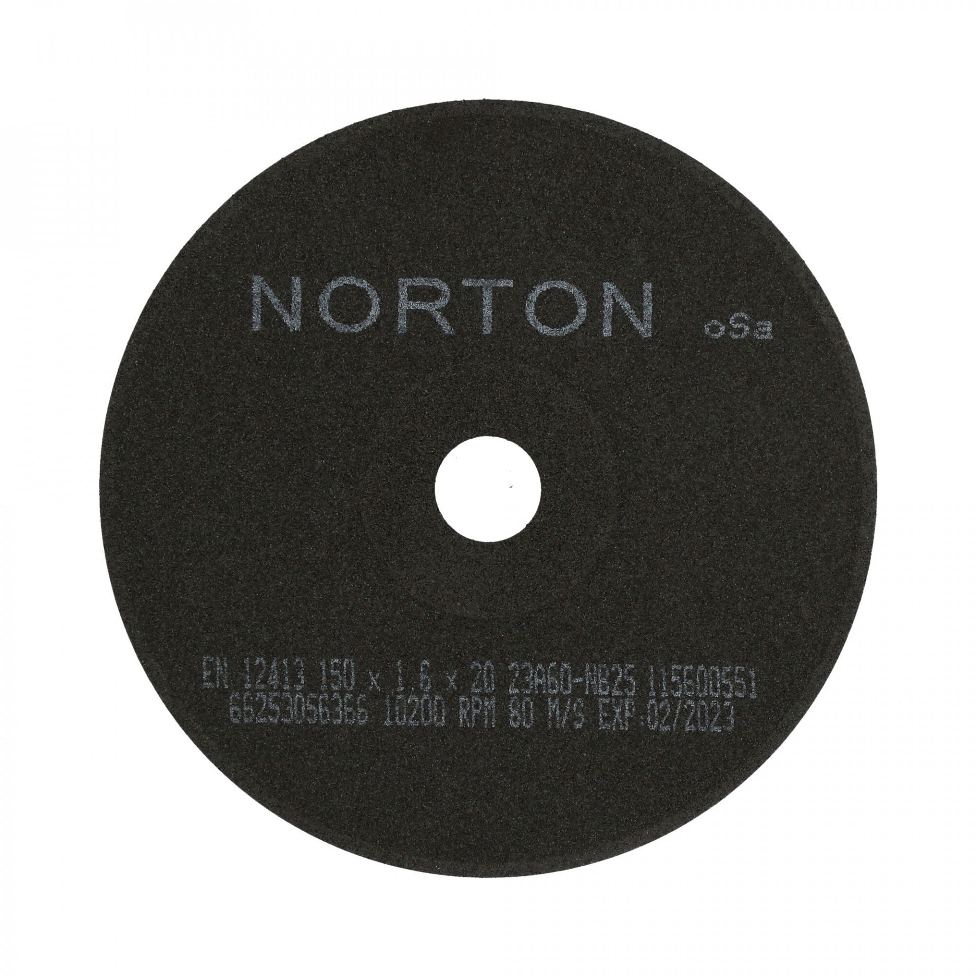 Norton Preciziós gépipari erősítés nélküli vágókorong 150x1,6x20 mm 23A 60 N B25, 25 db/csomag termék fő termékképe