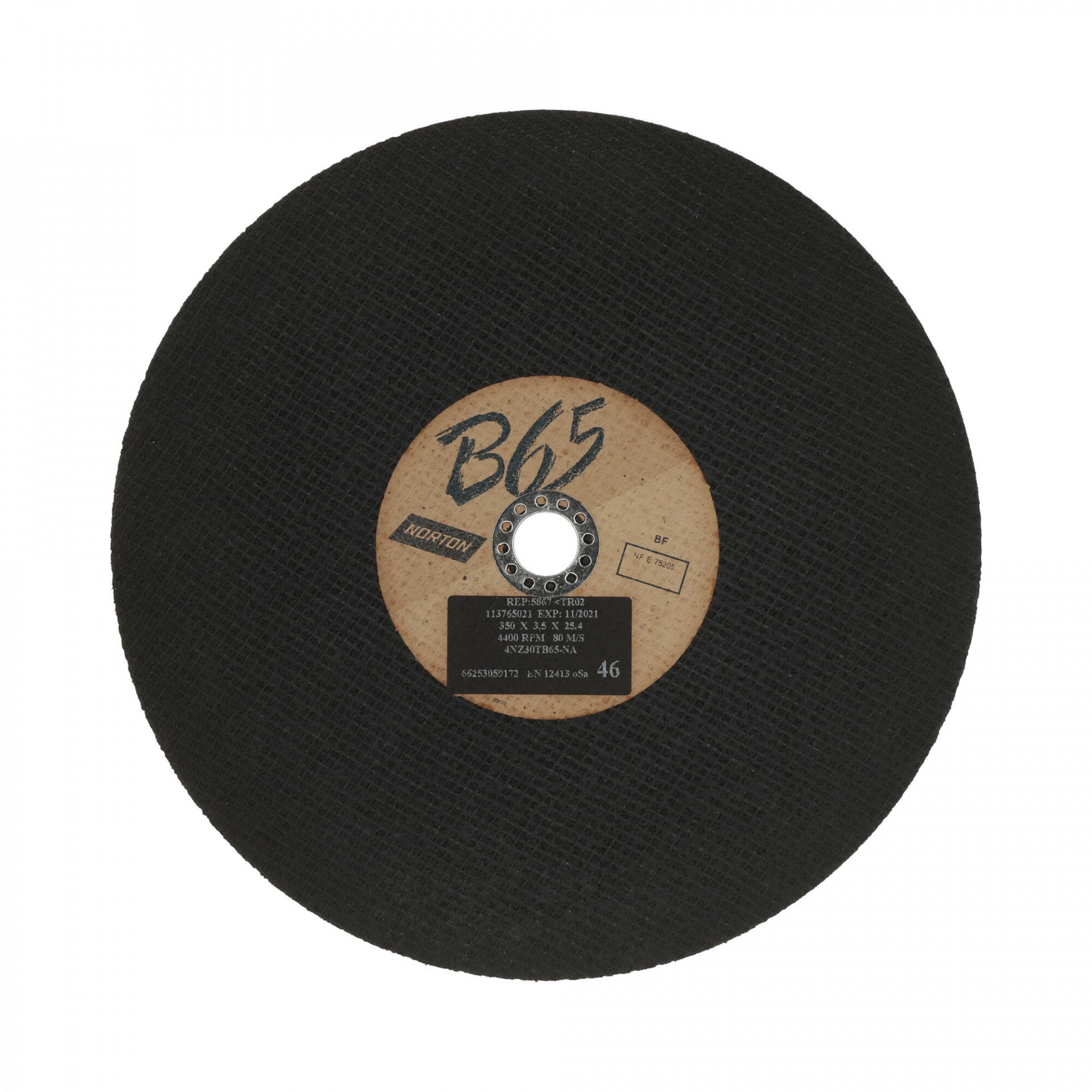 Norton Preciziós gépipari erősített vágókorong 350x2,5x32 mm 10A 80 P B25 termék fő termékképe