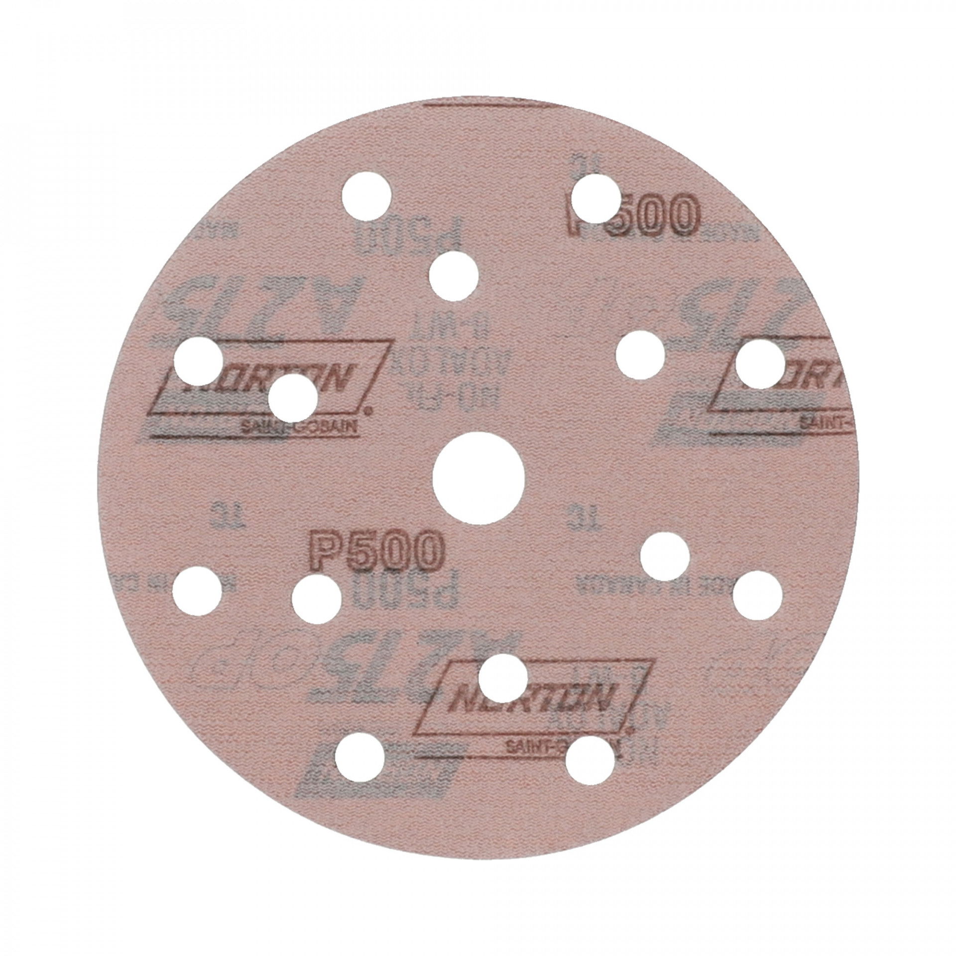 Norton Pro A275 csiszolókorong Ø150 mm 14+1 Lyukas P500, 100 db/csomag termék fő termékképe