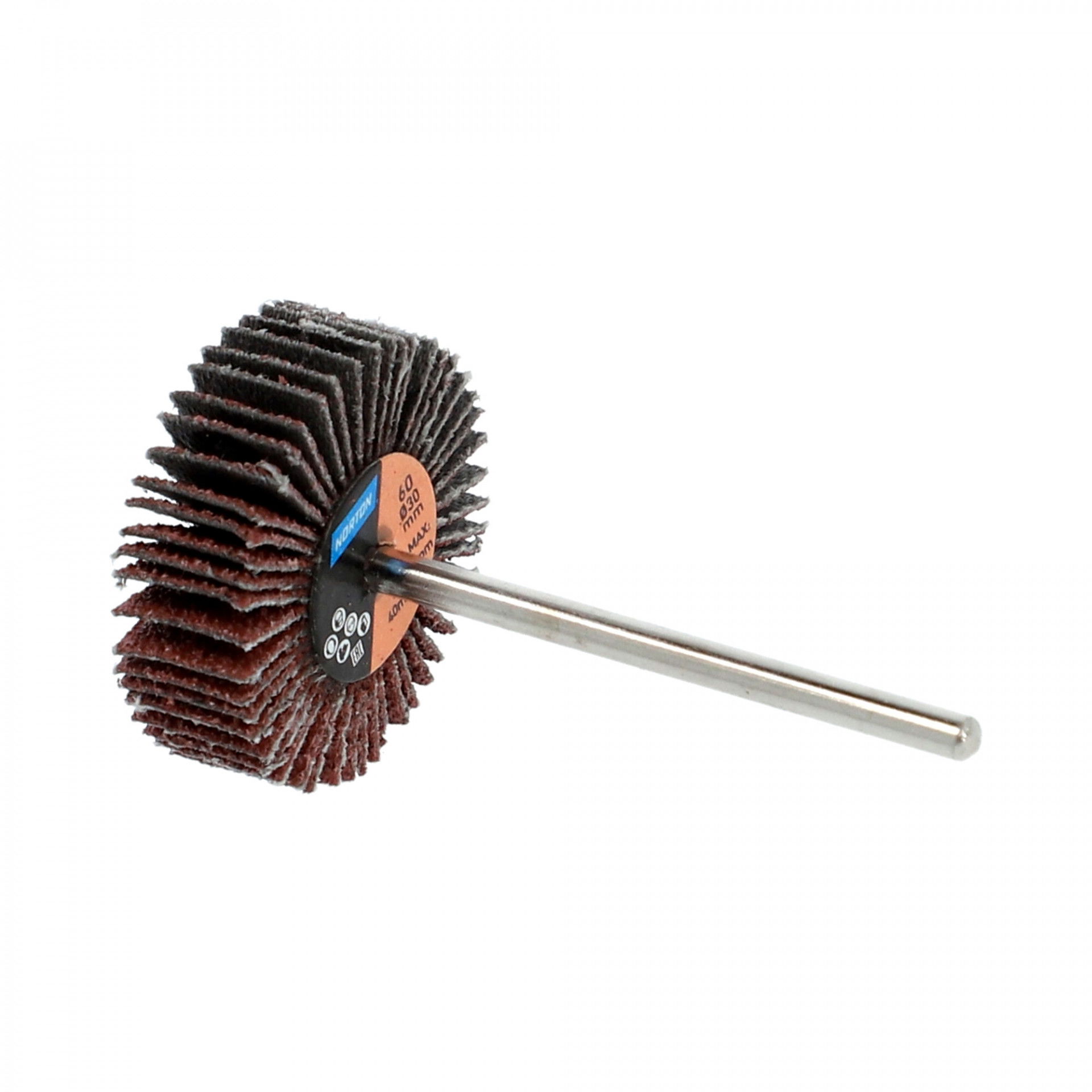 Norton BDX R207Plus csapos lamellás csiszolókorong 30x10x3mm P60, 10 db/csomag termék fő termékképe