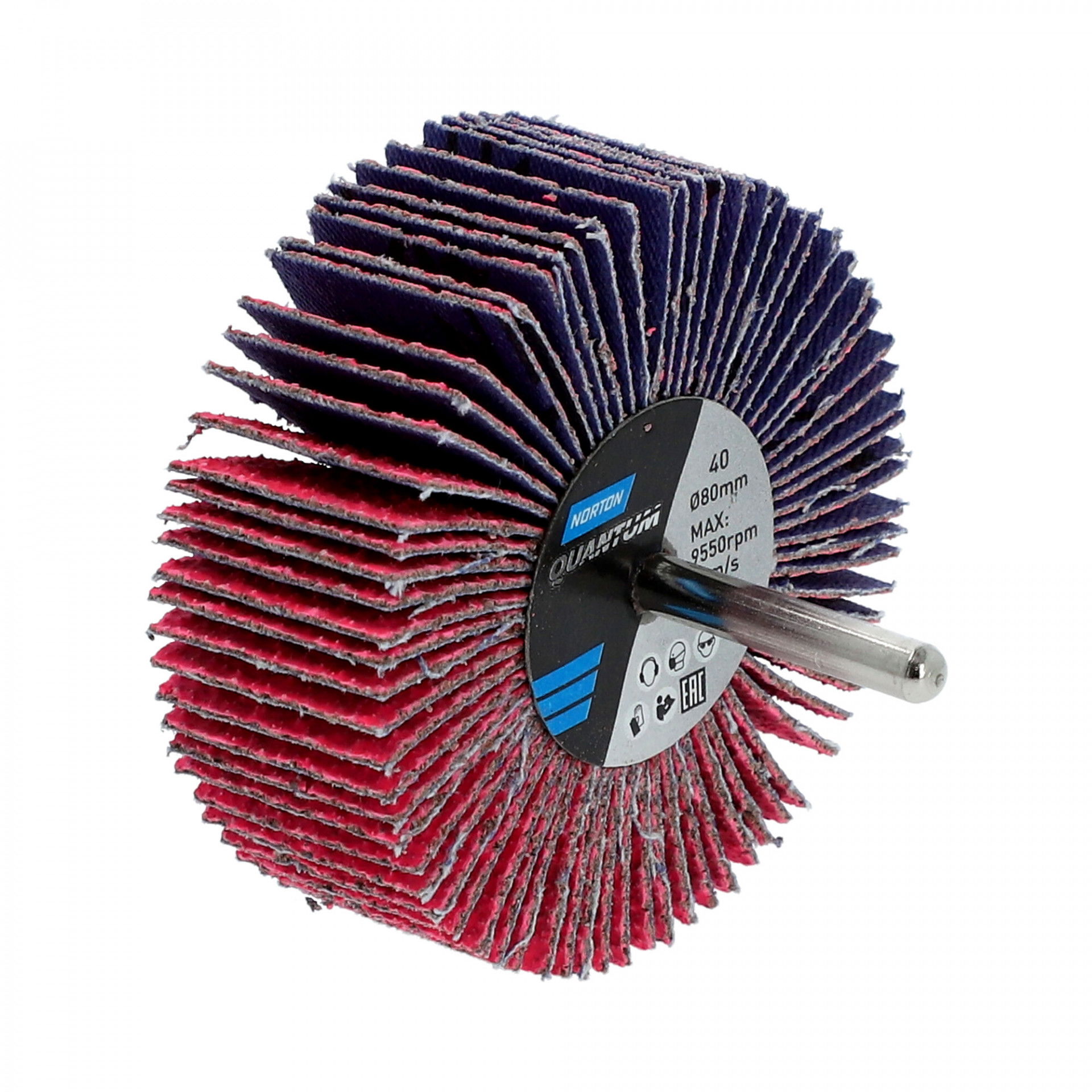 Norton Quantum R928 csapos lamellás csiszolókorong Ø80x30x6mm P60, 10 db/csomag termék fő termékképe