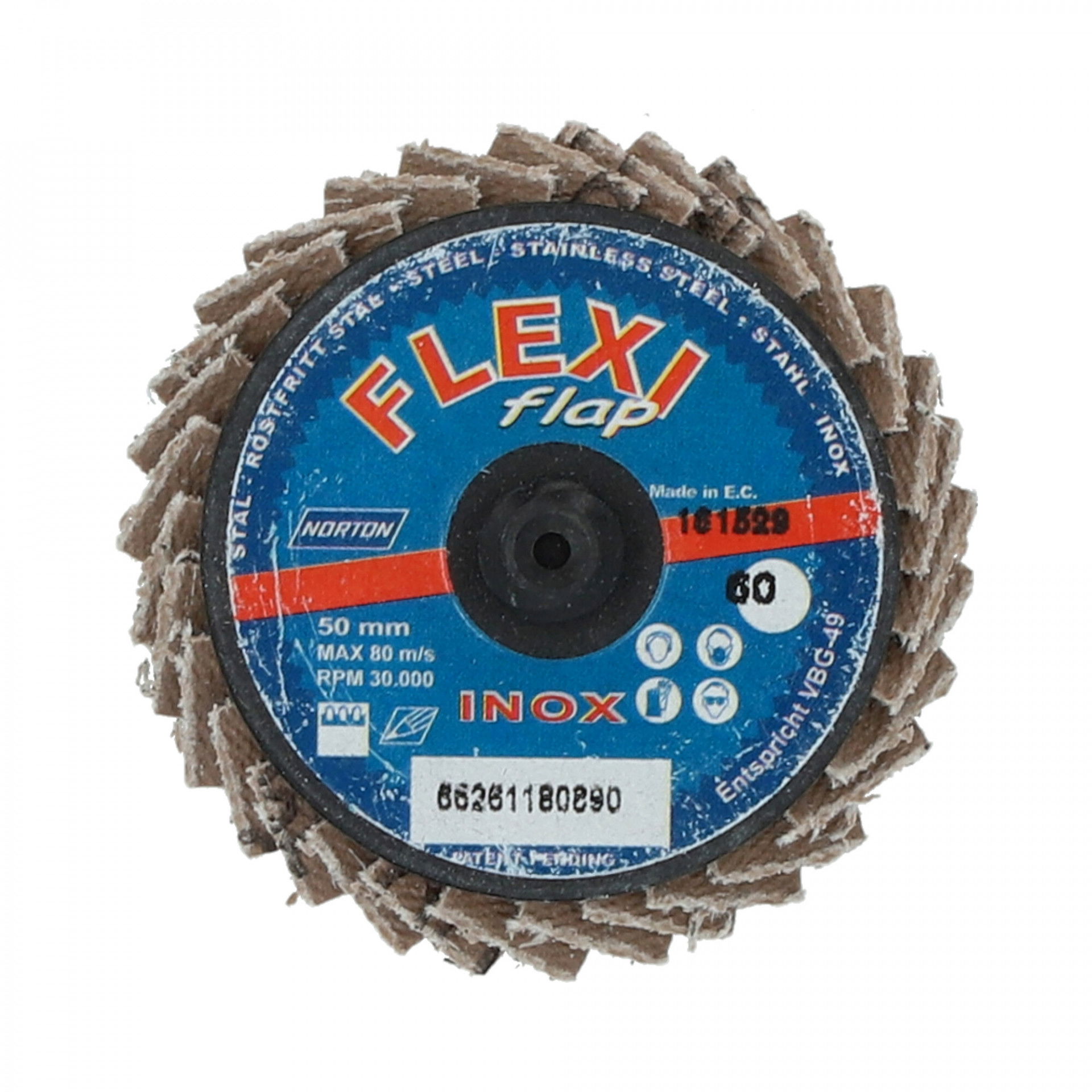 Norton Speedlok Flexi-Flap X-Treme R828 TR lamellás csiszolókorong Ø50mm P60, 10 db/csomag termék fő termékképe