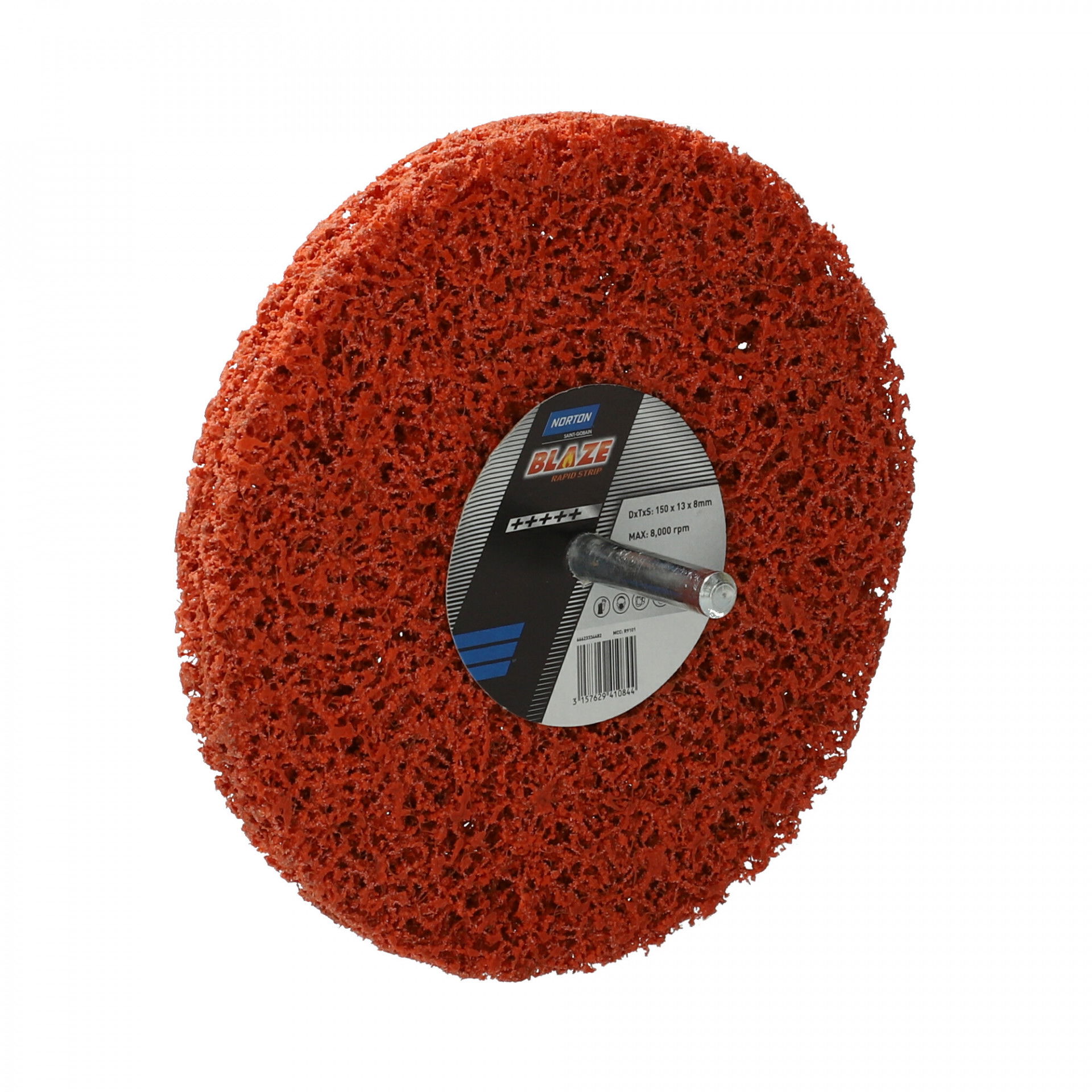 Norton Blaze Rapid Strip Wheels csapos tisztítótárcsa Ø150x13x8 mm, 10 db/csomag termék fő termékképe