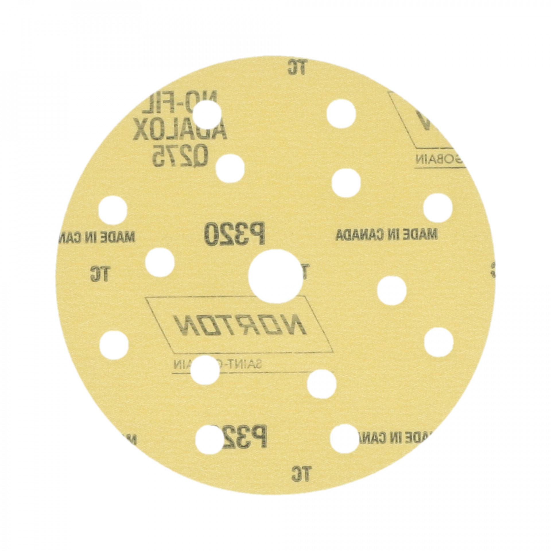 Norton Pro Film Q275 tépőzáras csiszolókorong Ø150 14+1 Lyukas P320, 100 db/csomag termék fő termékképe