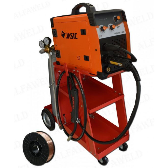 JASIC MIG 180 (N240) INVERTERES HEGESZTŐCSOMAG 5KG CO2 PALACKKAL termék fő termékképe