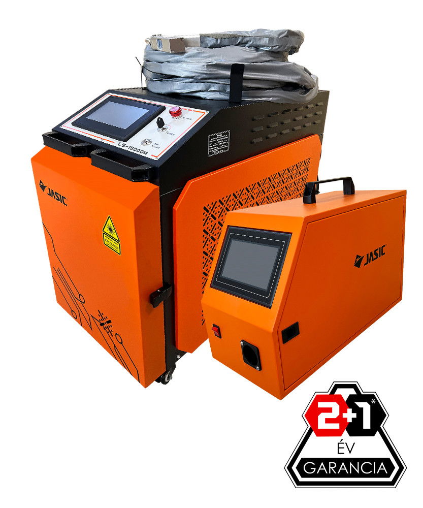 JASIC LS-15000M LÉZER HEGESZTŐ/VÁGÓ/TISZTÍTÓ GÉP+VÍZHÜTŐ EGYSÉG+KÜLSŐ HUZALTOLÓ+9M PISZTOLY termék fő termékképe
