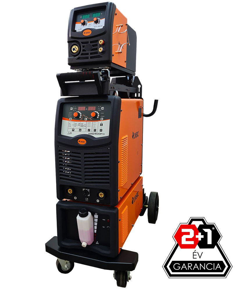 JASIC MIG 500P (N36801) SYNERGIC PULSE INVERTERES HEGESZTŐGÉP VÍZHŰTŐVEL termék fő termékképe