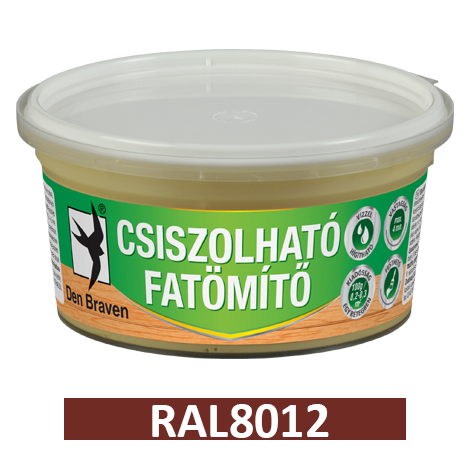 Den Braven Csiszolható fatömítő, mahagóni, 250 g termék fő termékképe