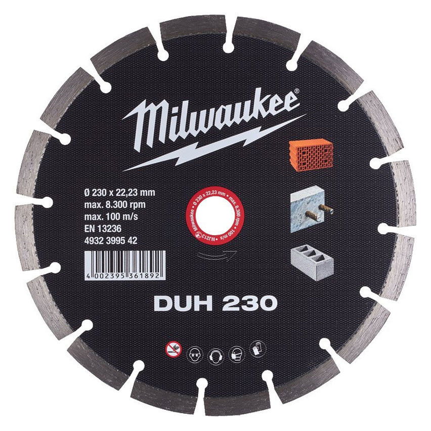 Milwaukee DUH gyémánt vágótárcsa, Ø230 mm termék fő termékképe