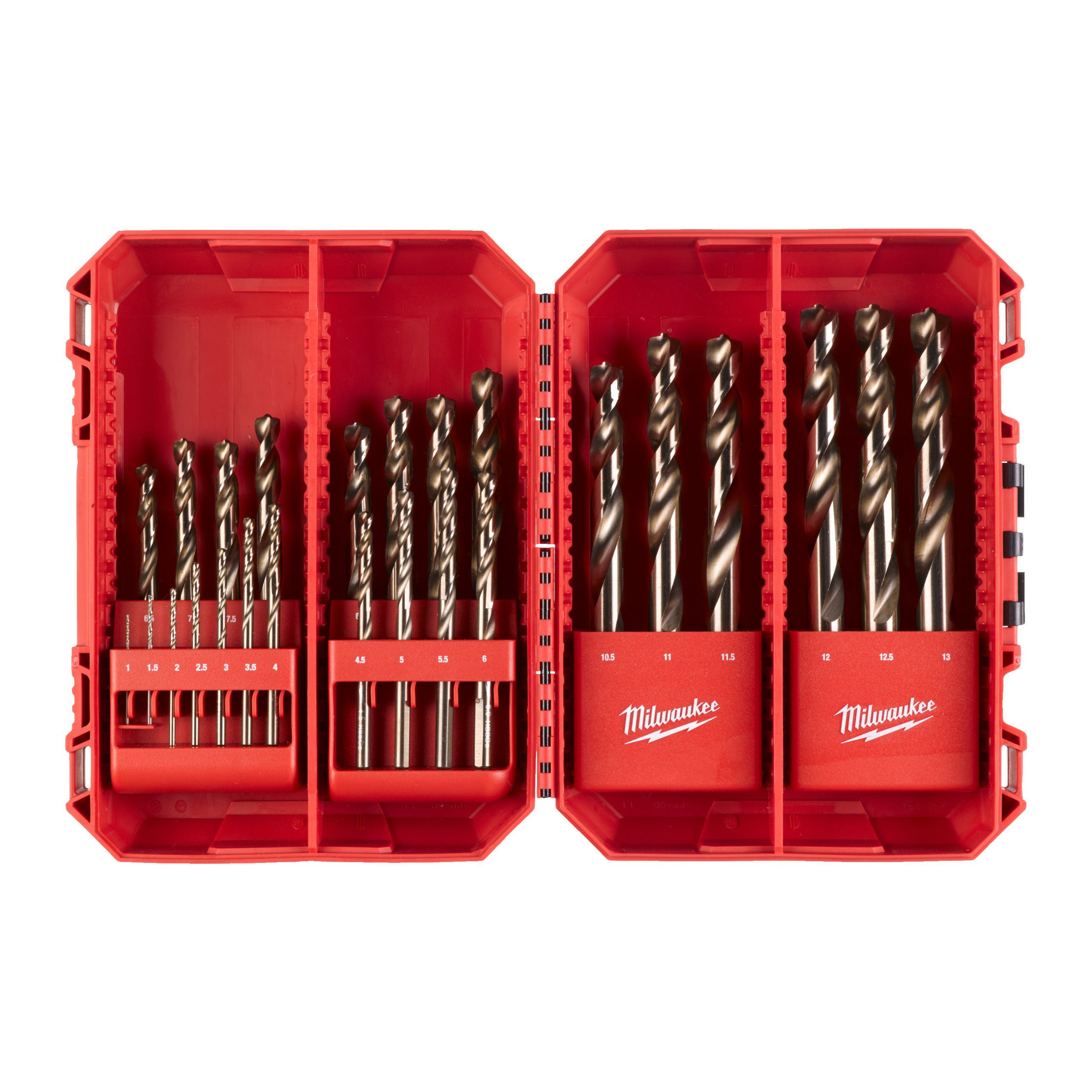 Milwaukee RED COBALT HSS-G Co fémfúró készlet, DIN 338, 25 részes termék fő termékképe