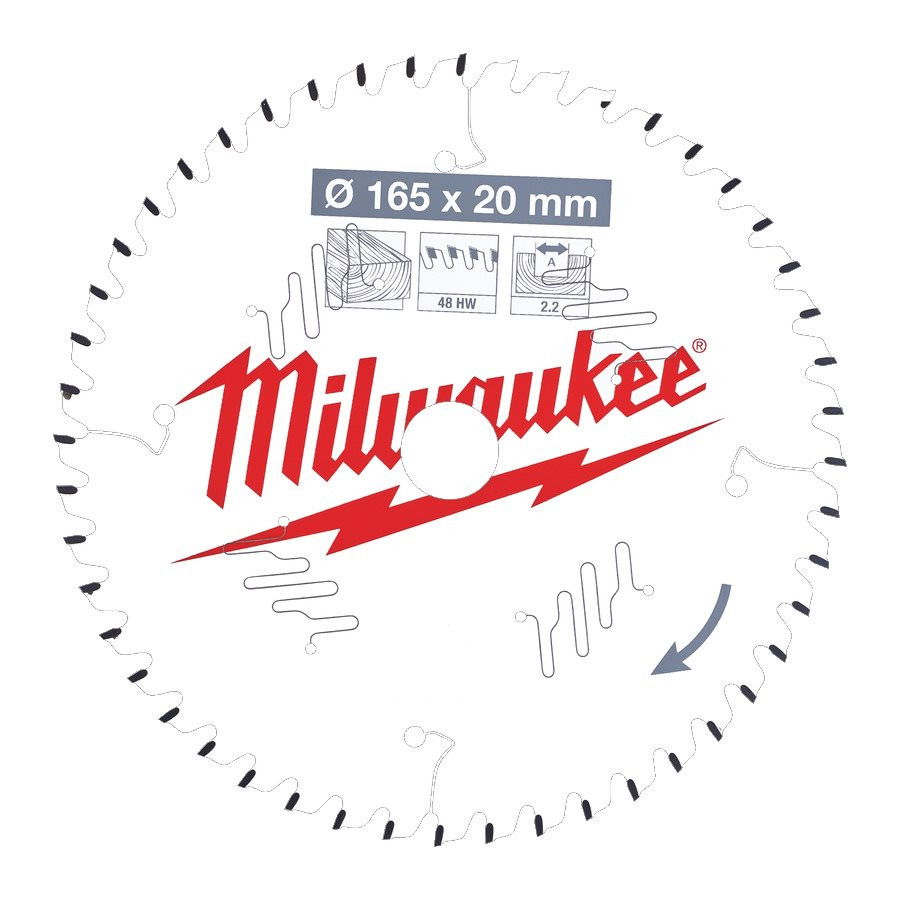 Milwaukee CSB P W körfűrészlap 165/20/48ATB termék fő termékképe
