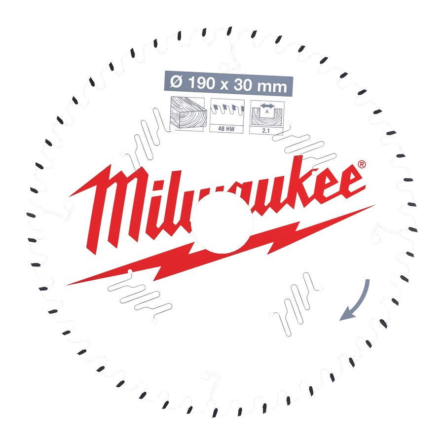 Milwaukee CSB P W körfűrészlap 190/30/48ATB termék fő termékképe