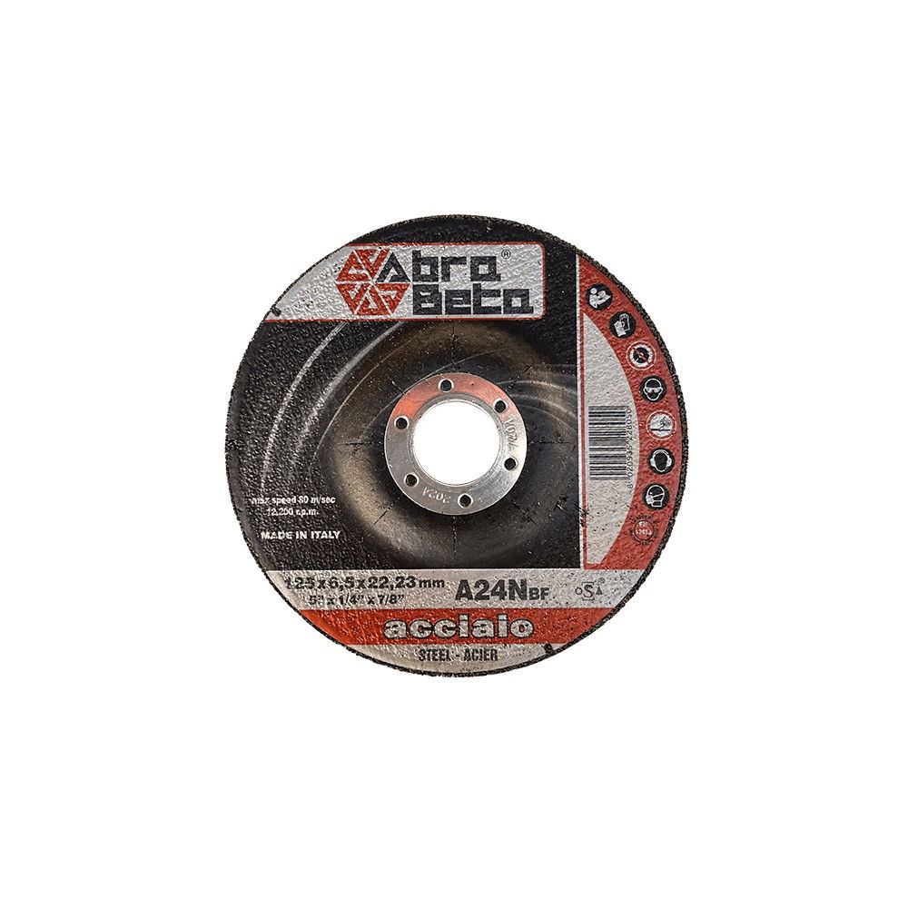 AbraBeta A24N acél 125x6,5x22,23 25db/csomag termék fő termékképe
