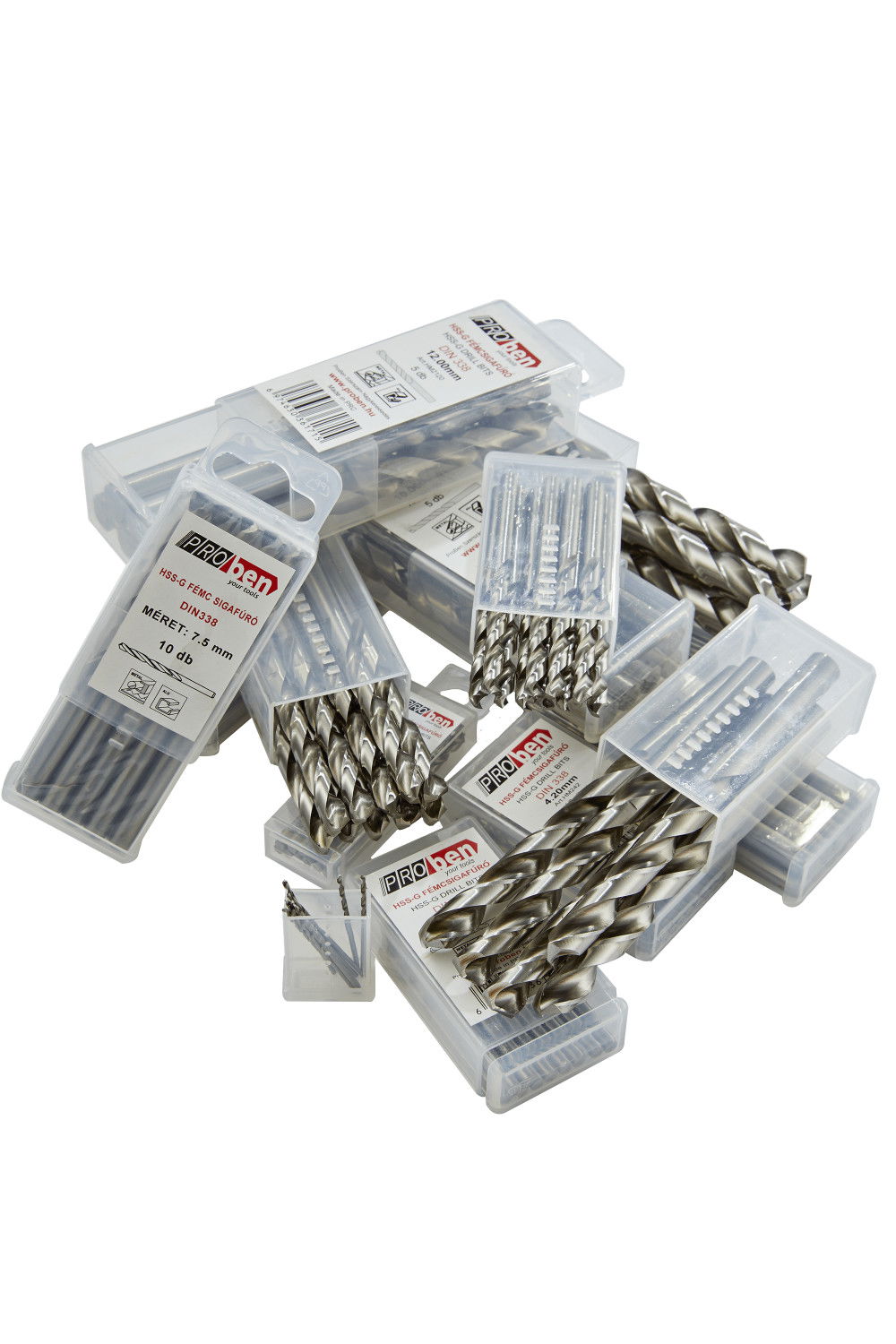 Proben HSS-G Ø14.50 mm Hengeresszárú fém csigafúró, szárcsökkentett, köszörült DIN338 termék fő termékképe