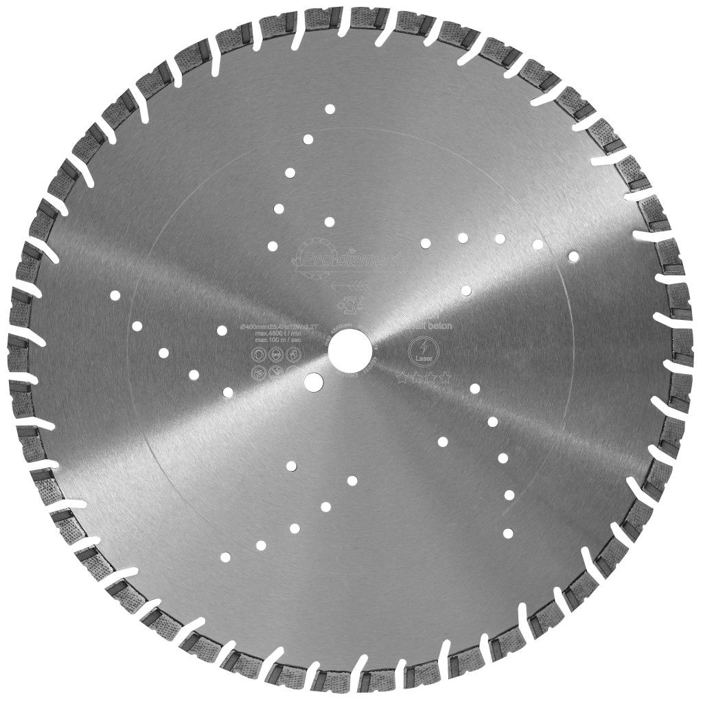Prodiamante XQ-ET1-400 vékonyított ultragyors vasaltbeton vágókorong Ø400mm kézi gépre termék fő termékképe