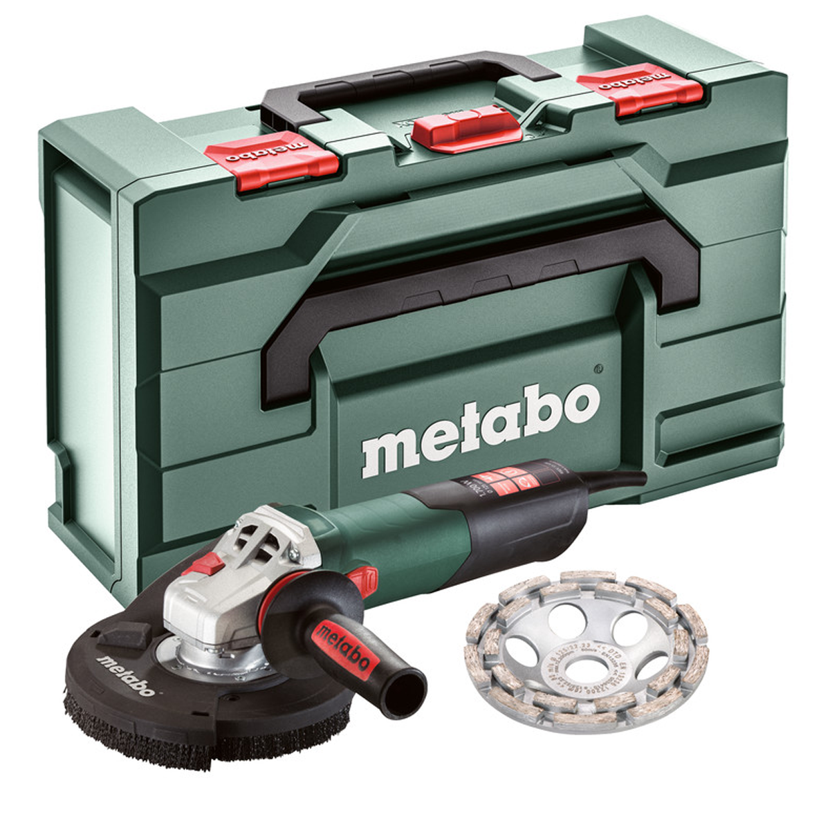 METABO RSEV 17-125 betoncsiszoló (metaBOX kofferben) + gyémánt fazéktárcsa termék fő termékképe